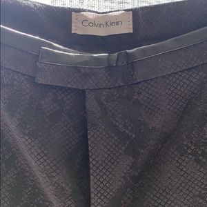 Calvin Klein animal print in black stretchy fabric